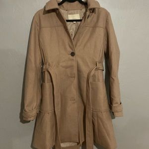 Banana Republic Wool Coat in Camel